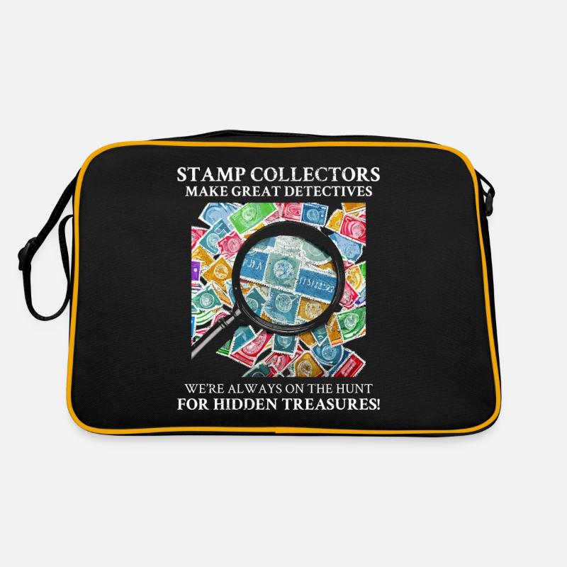 Stamp Collecting Collector Philatelist Philately Retro Bag
