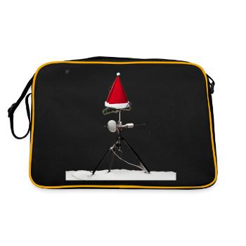 Ham Radio - Retro Tasche - Schwarz/Gold - Hinten
