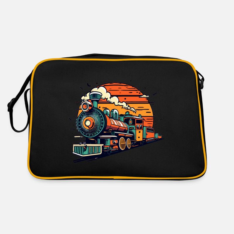 Zugreise Retro Tasche