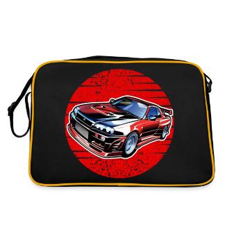 Jdm / Tuning / Turbocompresseur / Jantes / Chiptuning - Sac Retro - noir/or - Dos