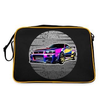 Jdm / Tuning / Turbocharger / Rims / Chiptuning - Retro Bag - black/gold - Back