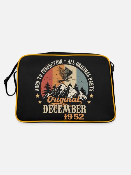 December 1952 Jubilee 1952 Legends December - Retro Bag - black/gold - Back