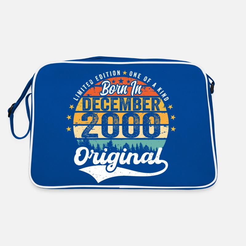 Original décembre 2000 Vintage anniversaire 2000 Sac Retro