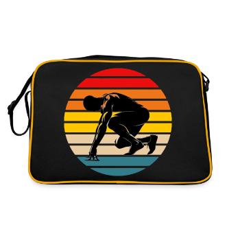 Sprinter Athlete - Retro Bag - black/gold - Back