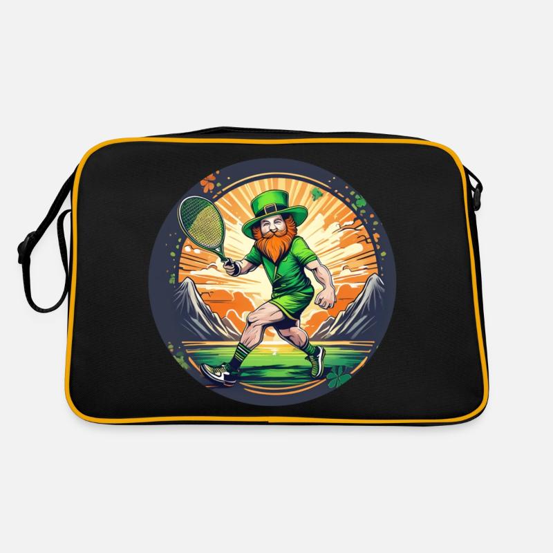 Saint-Patrick Shamrock Tennis Sac Retro