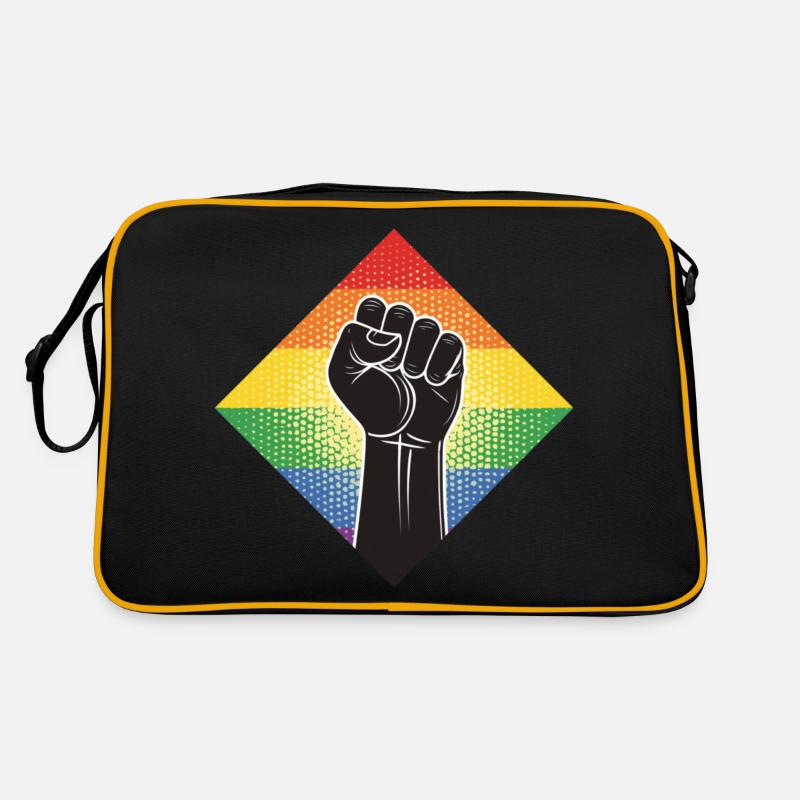 Poing des droits LGBTQ Sac Retro
