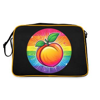 LGBTQ Peach - Retro Bag - black/gold - Back