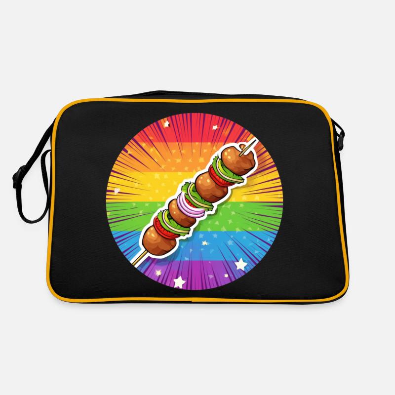 LGBTQ Kebab Retro Tasche