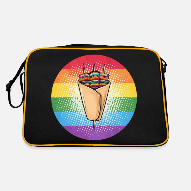 LGBTQ Kebab Retro Tasche