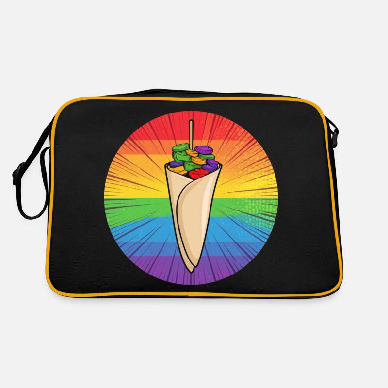 LGBTQ Kebab Retro Tasche