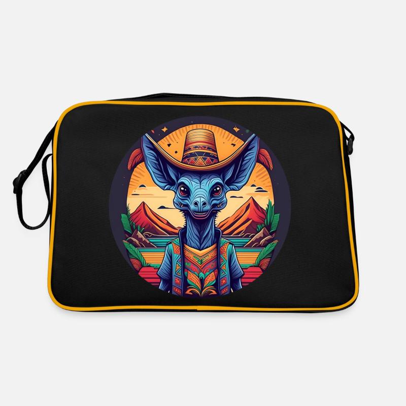 5 de Mayo Party Drinko de Mayo Chupacabra Retro Tasche