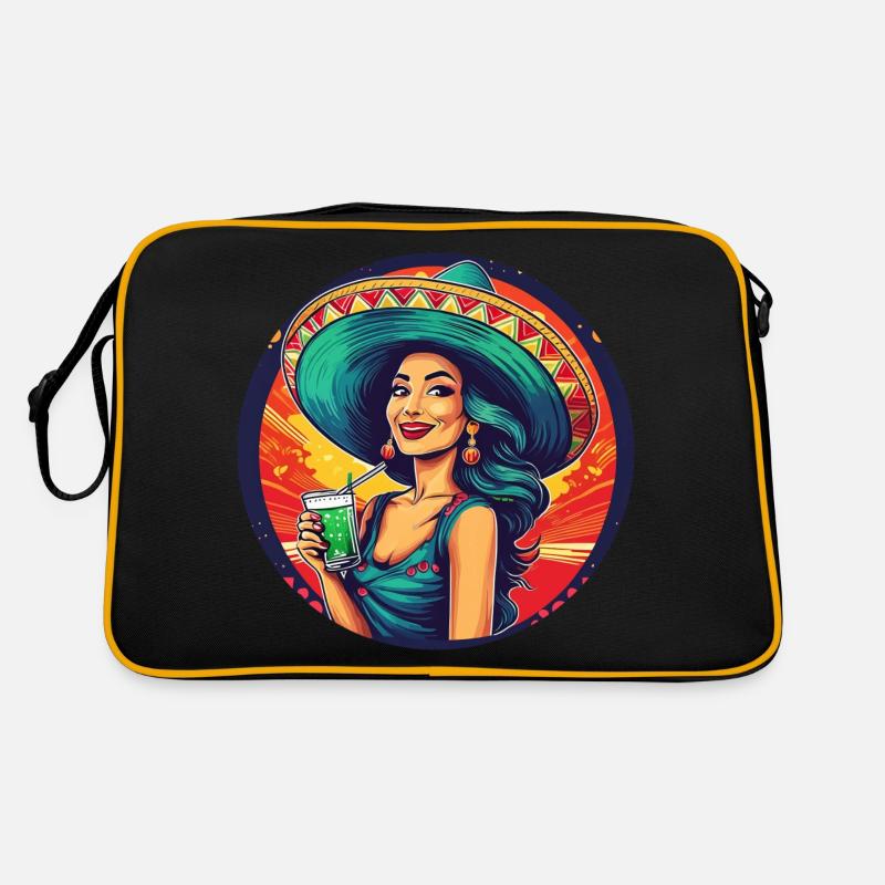 5 de Mayo Party Drinko de Mayo Mexican Wife Tee Retro Bag