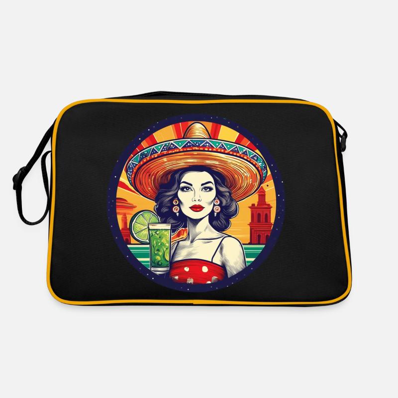 5 de Mayo Party Drinko de Mayo Mexican Man Sac Retro