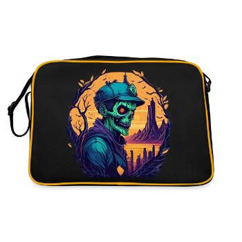 Gruseliges Halloween-partykostüm Zombie - Sac Retro - noir/or - Dos