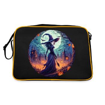 Gruseliges Halloween-partykostüm Hexe - Sac Retro - noir/or - Dos