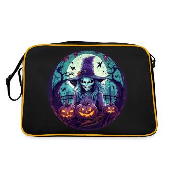 Gruseliges Halloween-partykostüm Hexe - Retro Bag - black/gold - Back