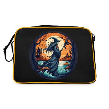 Gruseliges Halloween-partykostüm Hexe - Retro Bag - black/gold - Back