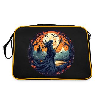 Gruseliges Halloween-partykostüm Hexe - Retro Bag - black/gold - Back