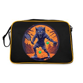 Gruseliges Halloween-partykostüm Werwolf Tnis - Sac Retro - noir/or - Dos