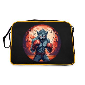 Gruseliges Halloween-partykostüm Werwolf-boxen - Retro Bag - black/gold - Back