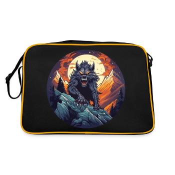 Gruseliges Halloween-partykostüm Werwolf Beim - Sac Retro - noir/or - Dos