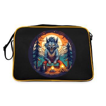 Gruseliges Halloween-partykostüm Werwolf Camping - Retro Bag - black/gold - Back