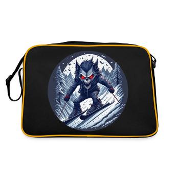 Gruseliges Halloween-partykostüm Werwolf-ski - Sac Retro - noir/or - Dos