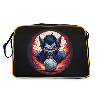 Spooky Halloween party costume - Retro Bag - black/gold - Back