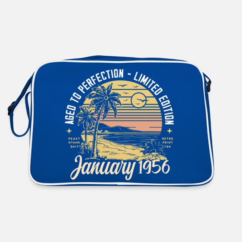 1956 Geburtstag Januar 1956 - Geschenk Januar 1956 Retro Tasche