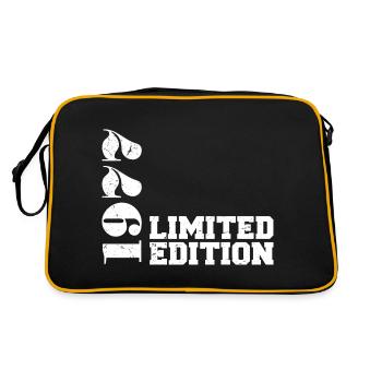 Édition limitée 1977, cadeau d’anniversaire 1977 - Sac Retro - noir/or - Dos
