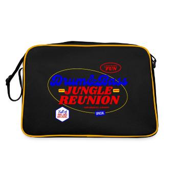 DnB Jungle Reunion - Retro Bag - black/gold - Back