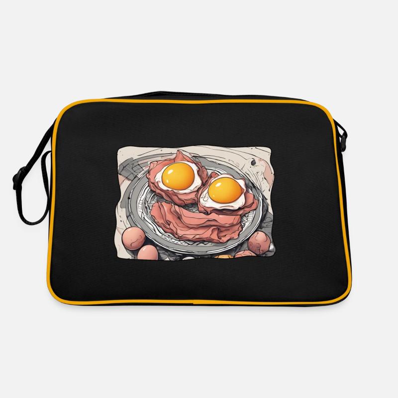 Egg and bacon Retro Bag