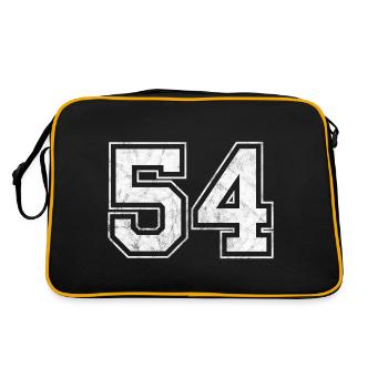 Numéro 54 - Sac Retro - noir/or - Dos