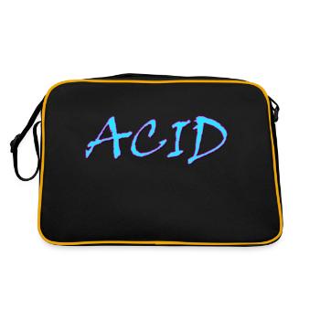 Acide - Sac Retro - noir/or - Dos