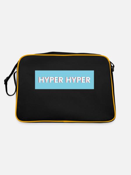 HYPER HYPER pixel - Retro Bag - black/gold - Back
