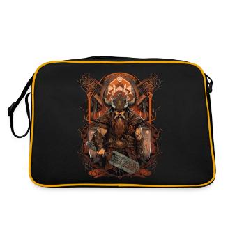 Viking Norseman: Design nordique élégant - Sac Retro - noir/or - Dos