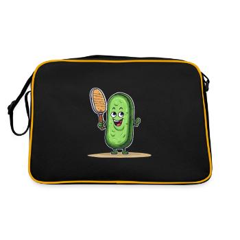 Pickleball Picklepaddle Pickle Sport - Retro Bag - black/gold - Back