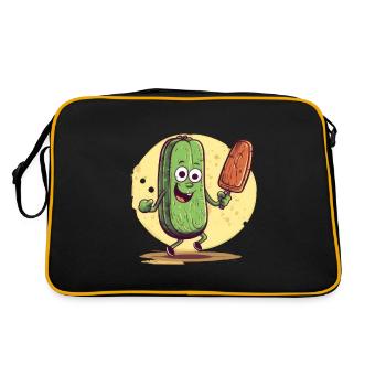 Pickleball Picklepaddle Pickle Sport - Retro Bag - black/gold - Back