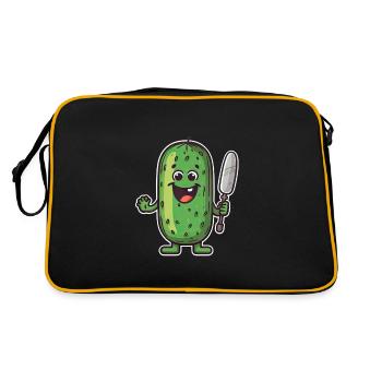 Pickleball Picklepaddle Pickle Sport - Retro Bag - black/gold - Back