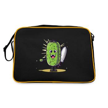 Pickleball Picklepaddle Pickle Sport - Retro Bag - black/gold - Back