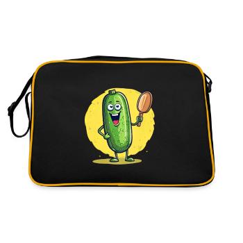 Pickleball Picklepaddle Pickle Sport - Retro Bag - black/gold - Back