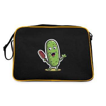 Pickleball Picklepaddle Pickle Sport - Retro Bag - black/gold - Back