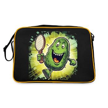 Pickleball Picklepaddle Pickle Sport - Retro Bag - black/gold - Back