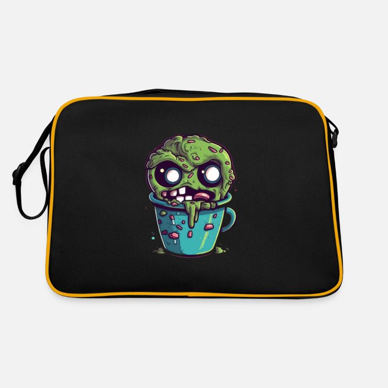 Halloween coffee mug - creepy coffee mug Retro Bag