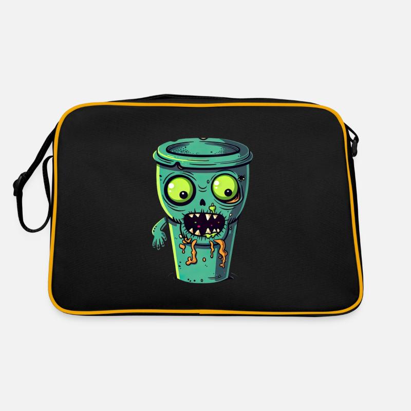 Halloween coffee mug - creepy coffee mug Retro Bag