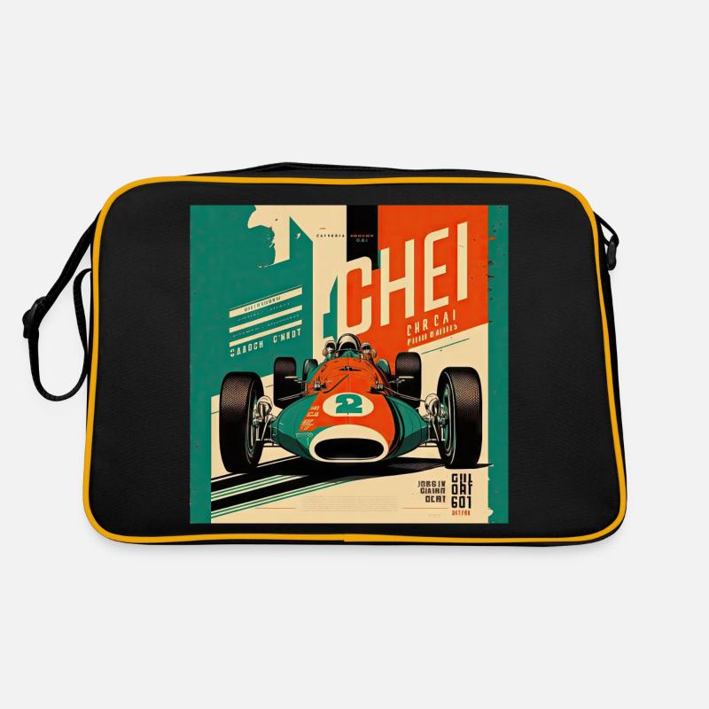 Retro Auto Poster Vintage Auto old School Retro Tasche