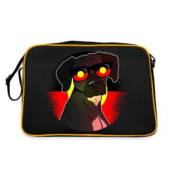 Aborigènes - Sac Retro - noir/or - Dos