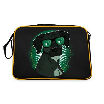 Union africaine - Sac Retro - noir/or - Dos