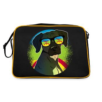 Amazigh - Retro Bag - black/gold - Back