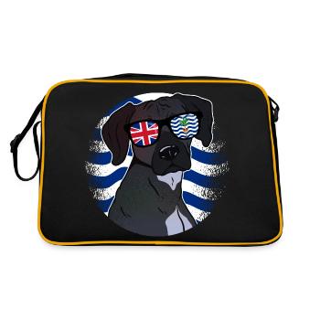 British Indian Ocean Territory - Retro Bag - black/gold - Back